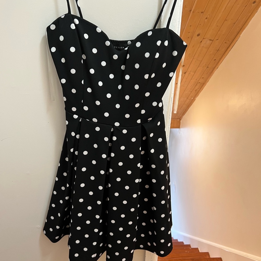 Black and white dress